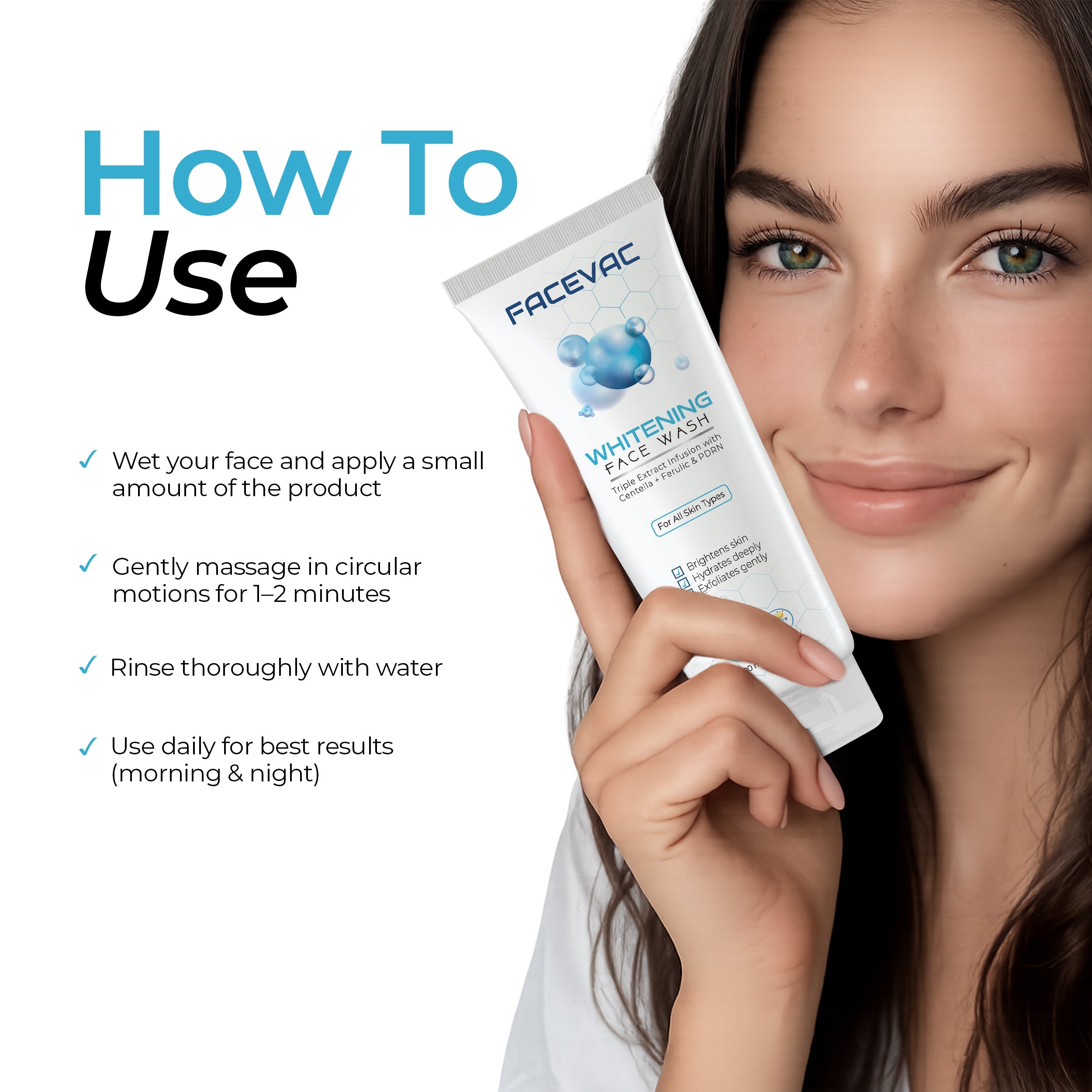FaceVac- Whitening Facewash