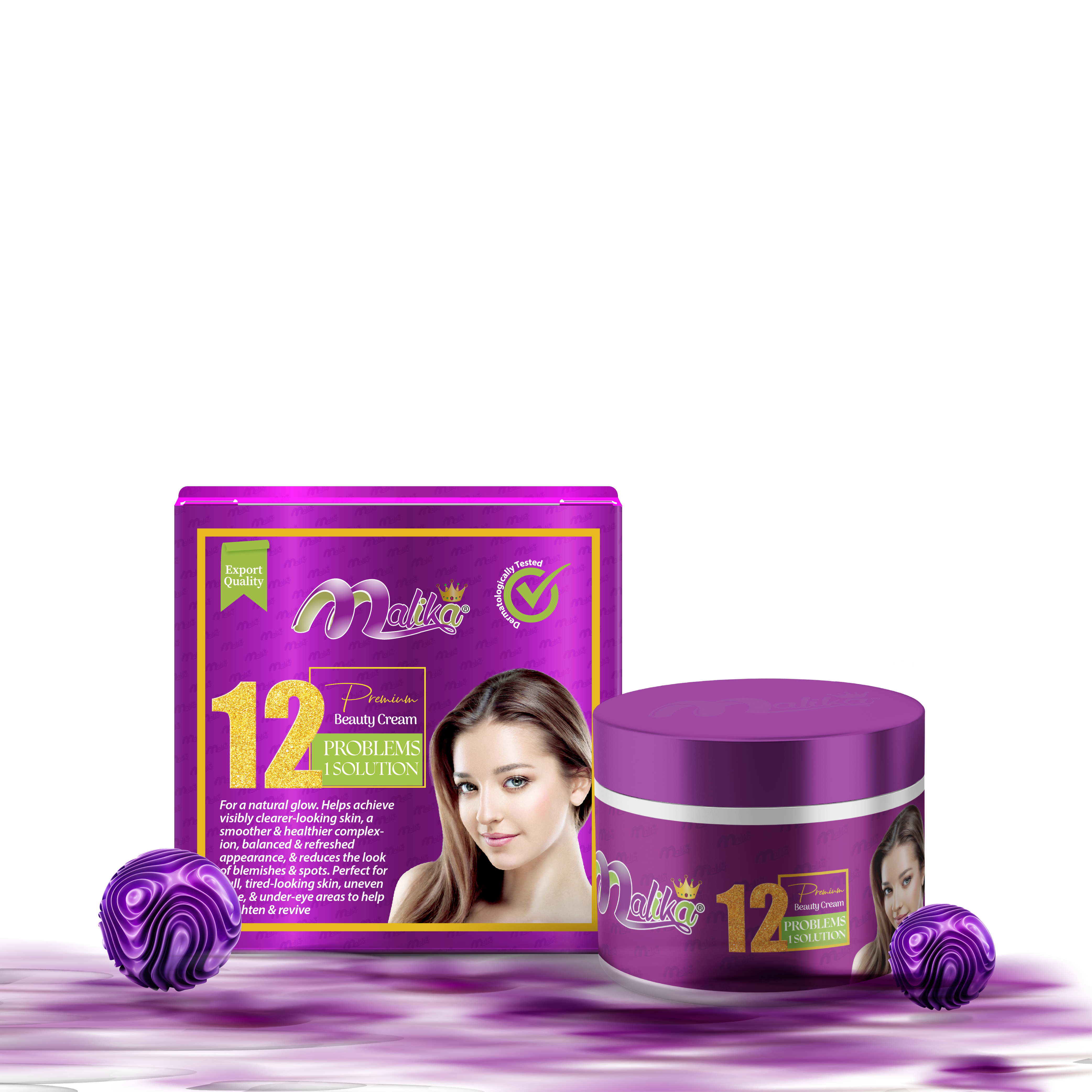 Malika Premium Beauty Cream (Large)