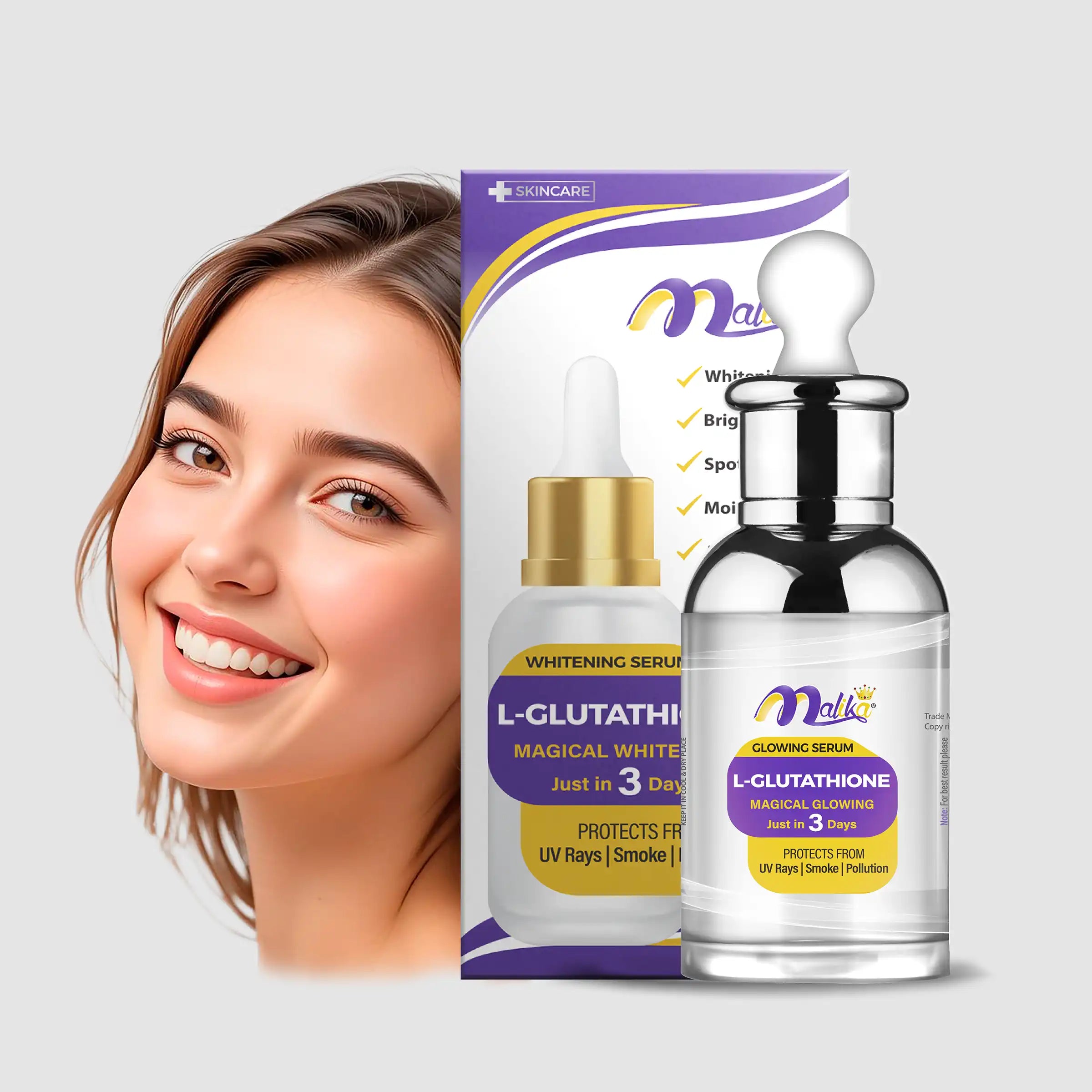 Malika L-Glutathione Glowing Serum