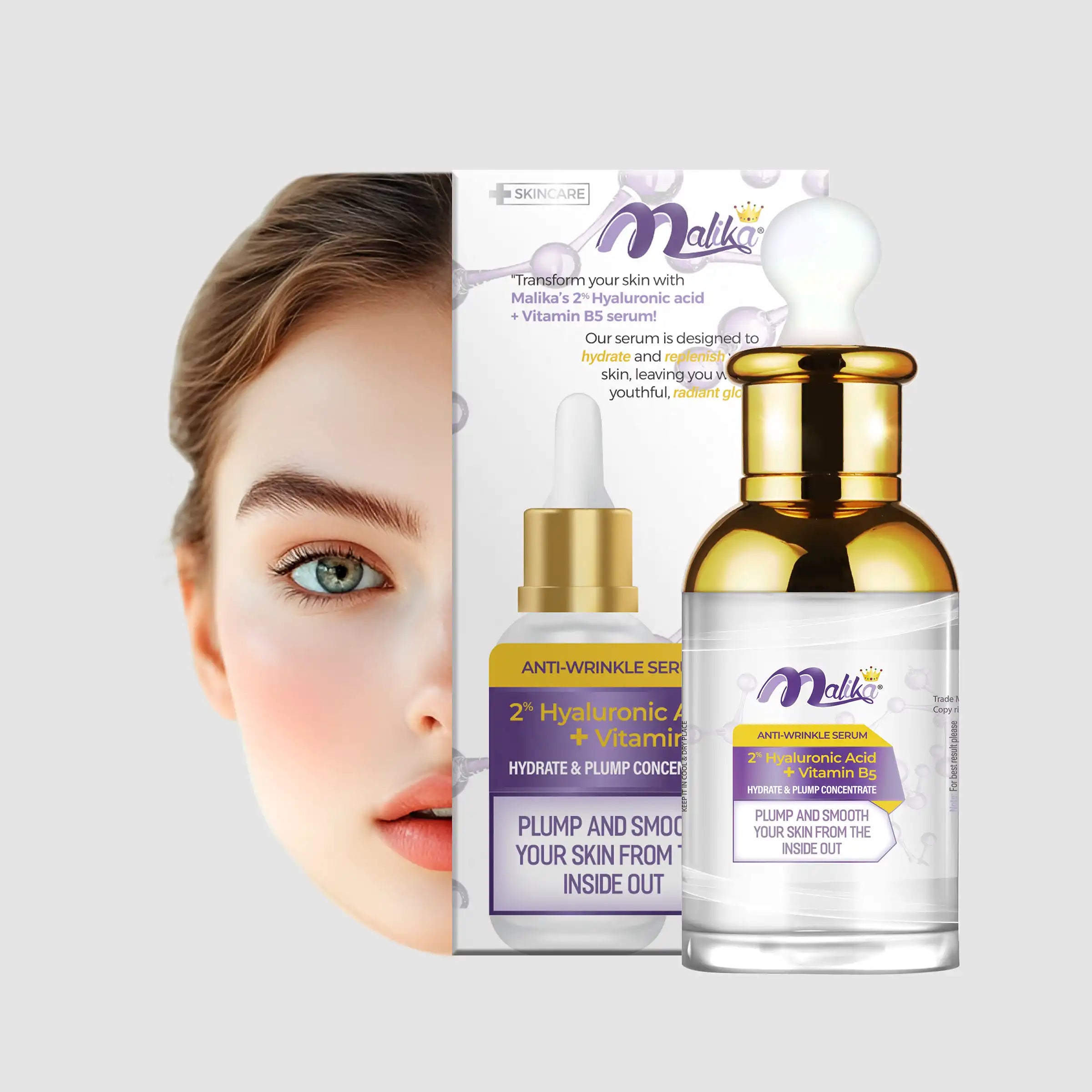Malika Hyaluronic Acid Serum