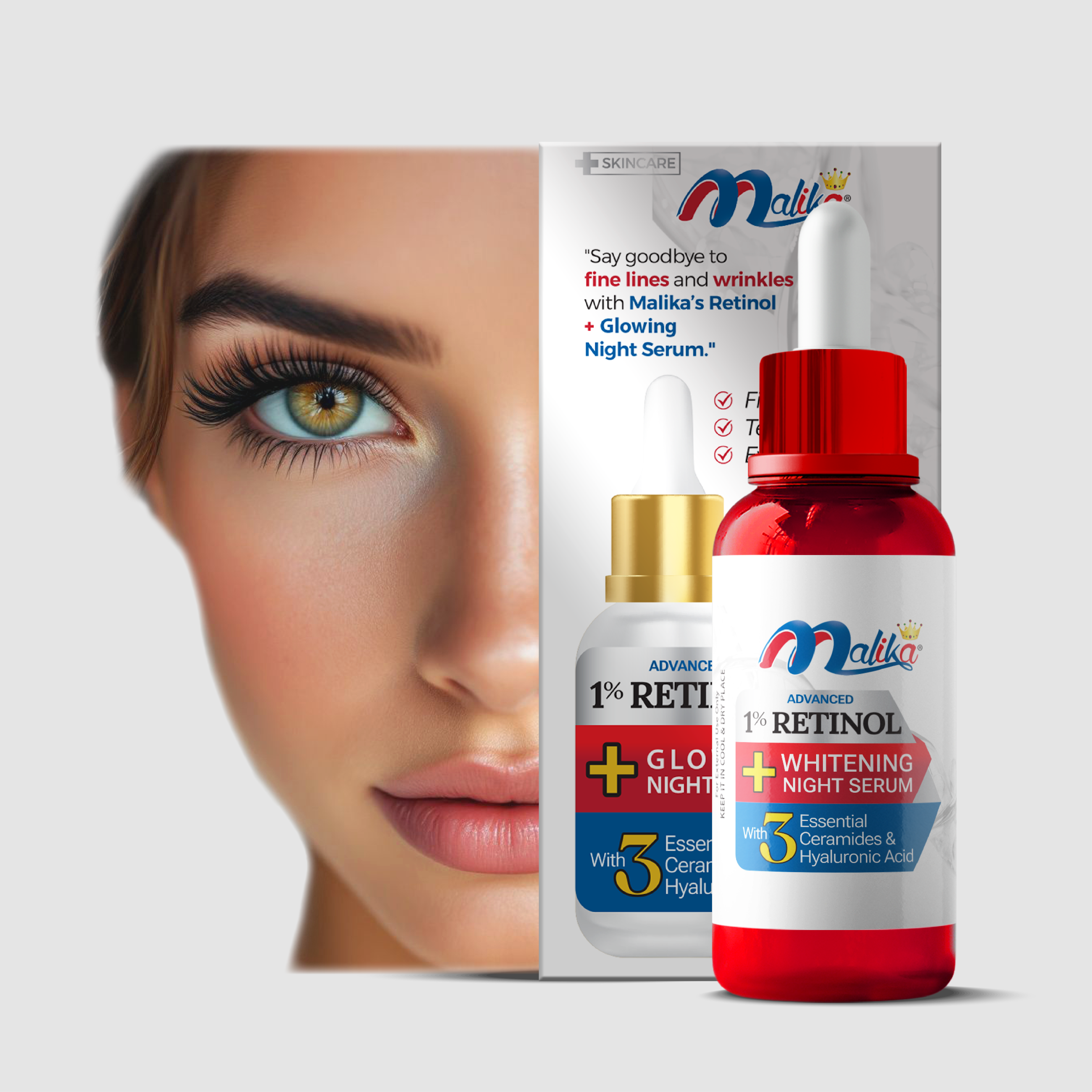 Malika Retinol Glowing Night Serum