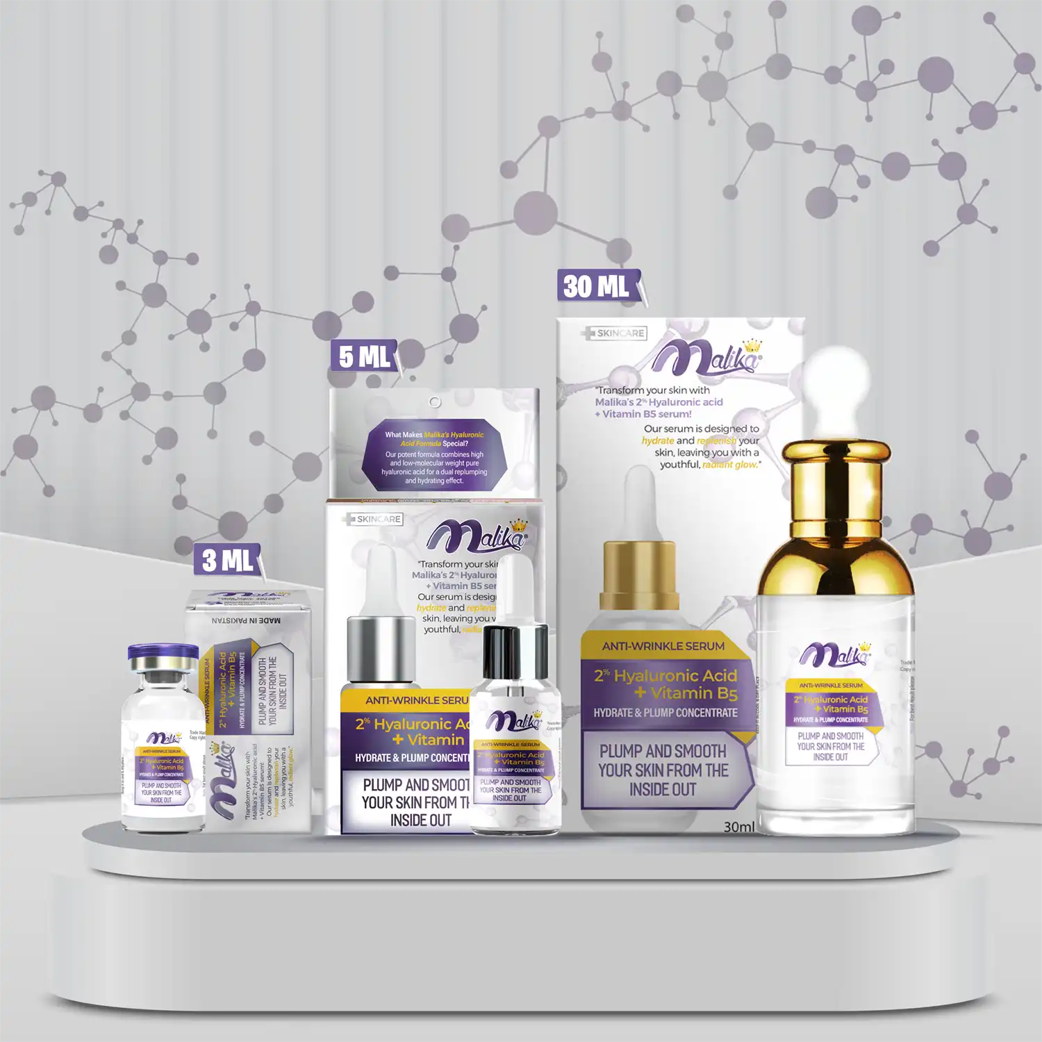 Malika Hyaluronic Acid Serum