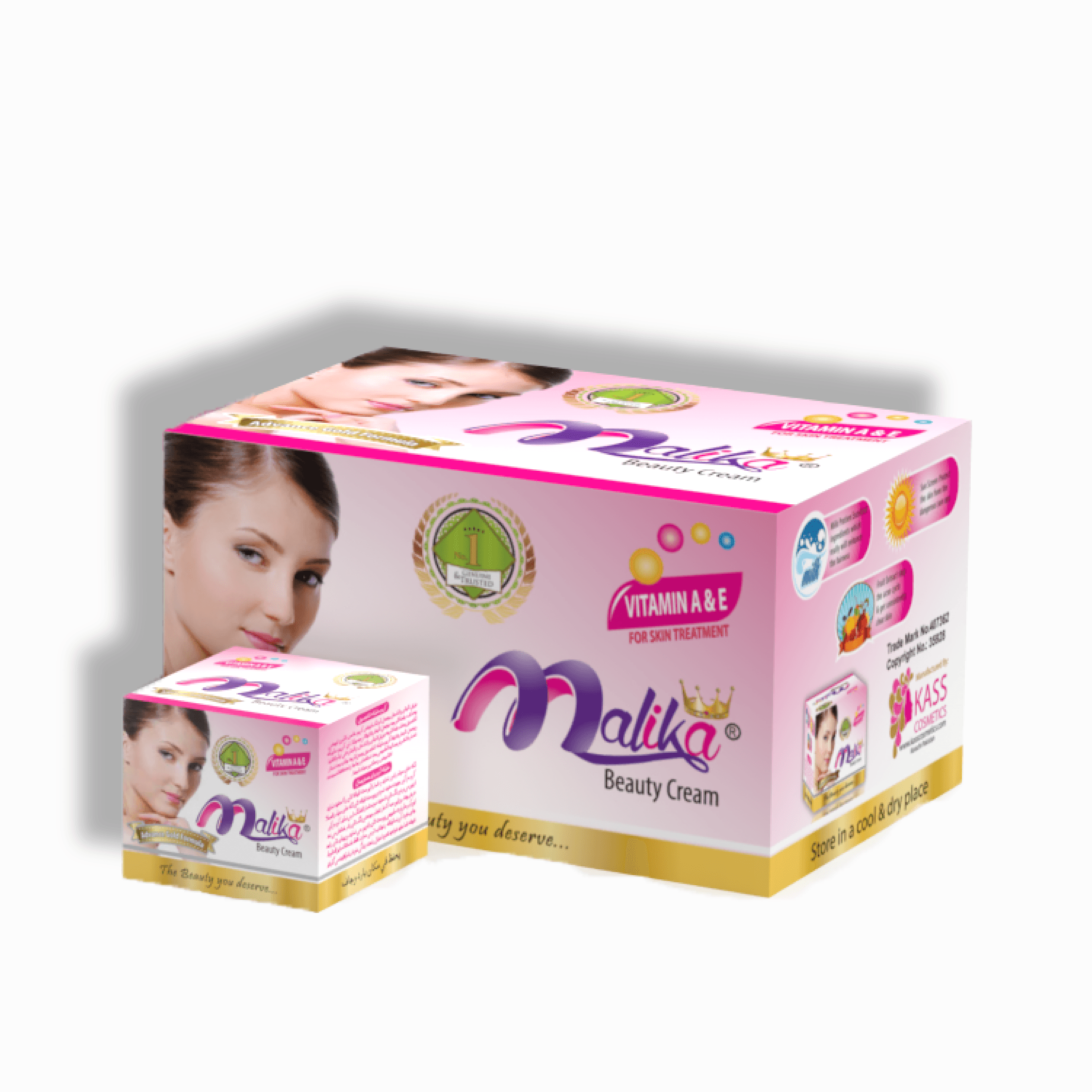 Malika Big 12 pc Dispenser With Free Gift