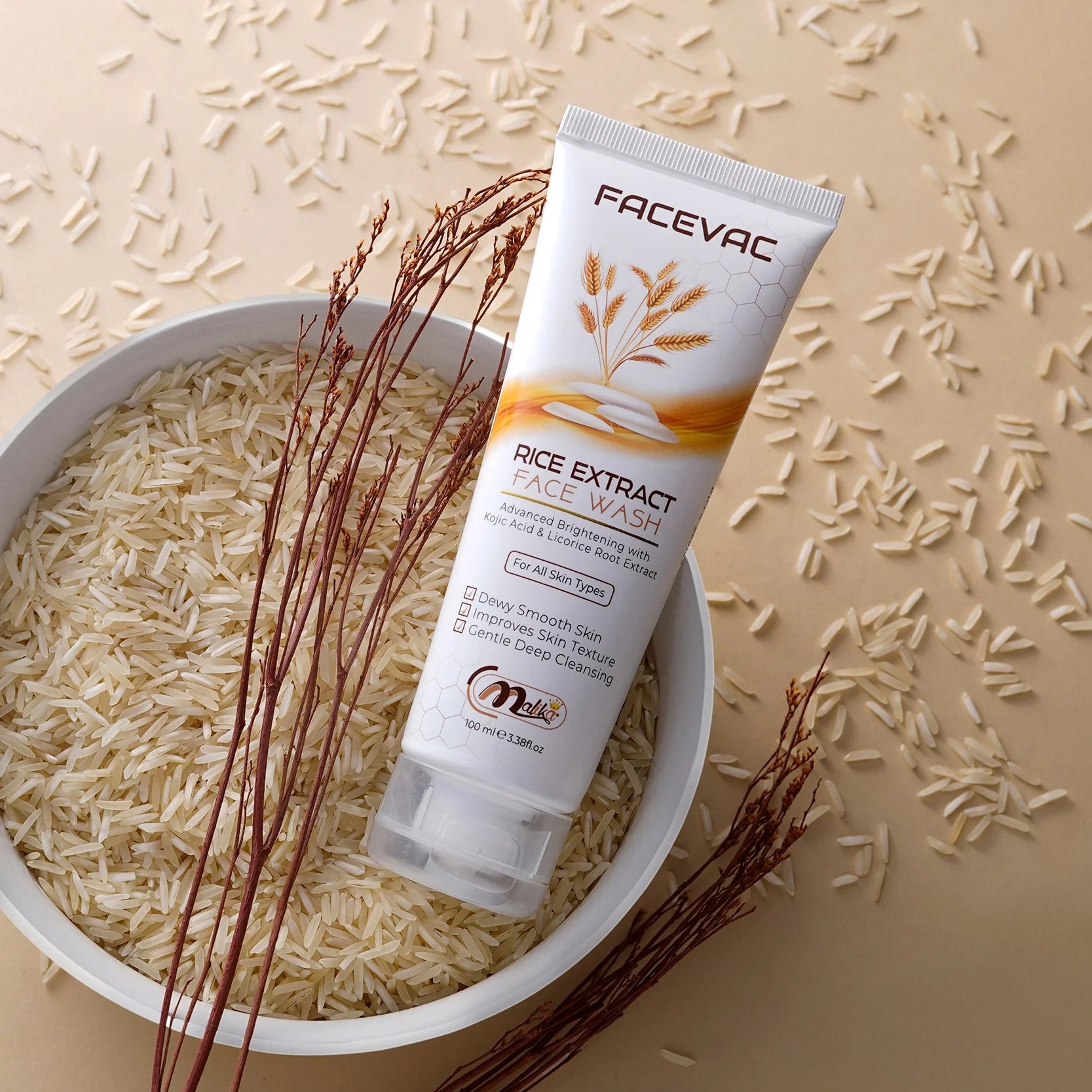 FaceVac- Rice Extract Facewash